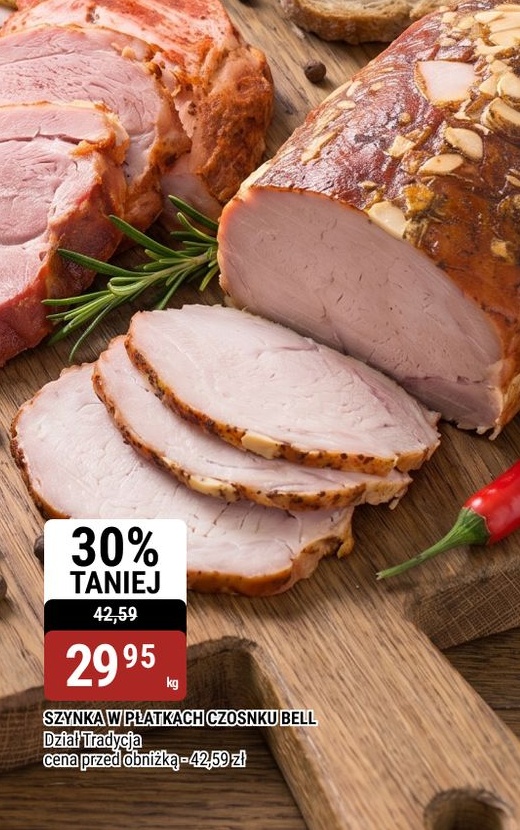 Szynka w płatkach czosnku Bell w ofercie sklepu bi1