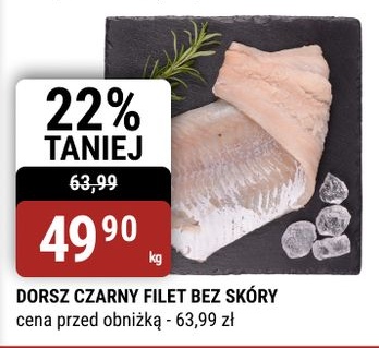 Dorsz czarny filet bez skóry w ofercie sklepu bi1
