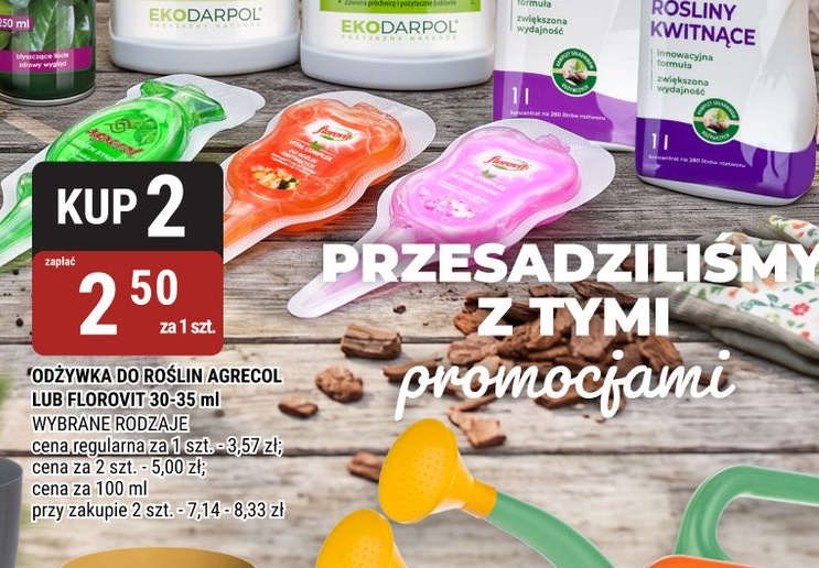 Odżywka do roślin Agrecol lub Florovit w ofercie sklepu bi1