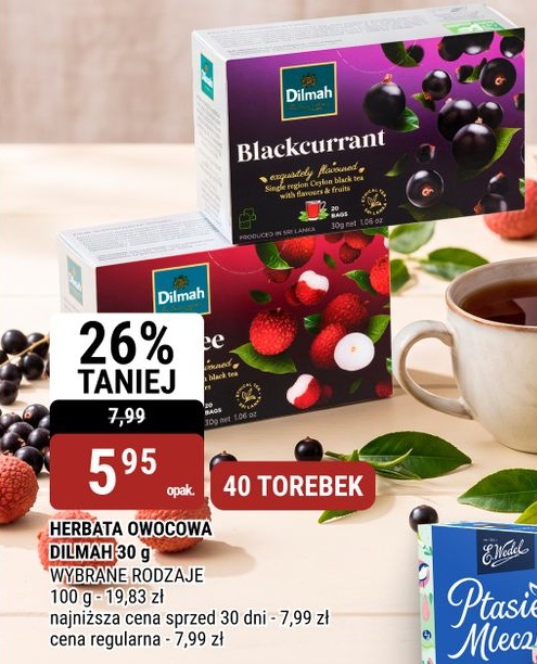 Herbata owocowa Dilmah w ofercie sklepu bi1