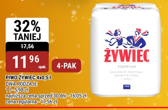 Piwo Żywiec w ofercie sklepu bi1