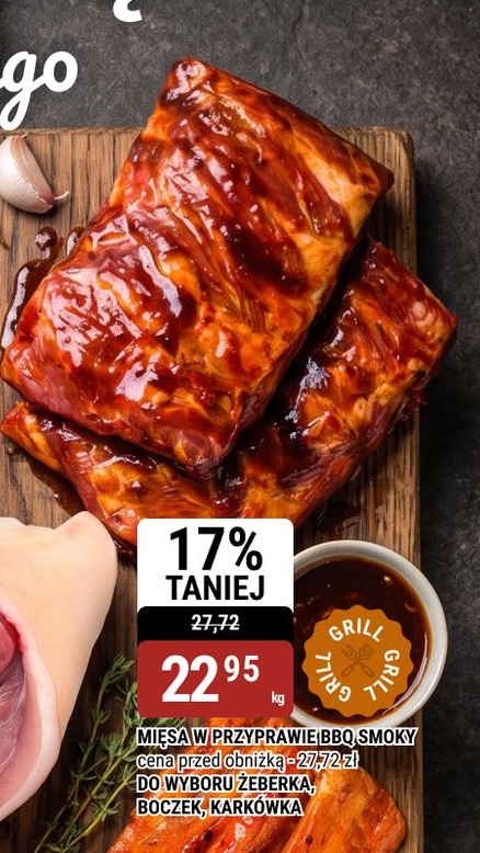 mięso w przyprawie BBQ Smoky w ofercie sklepu bi1