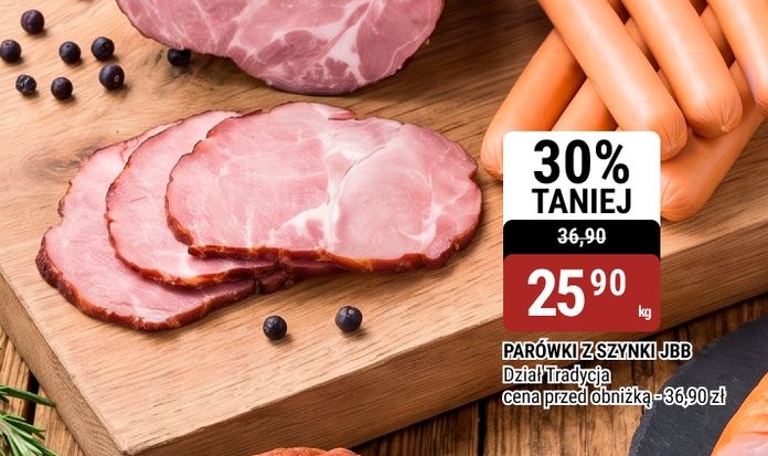 Parówki z szynki JBB w ofercie sklepu bi1