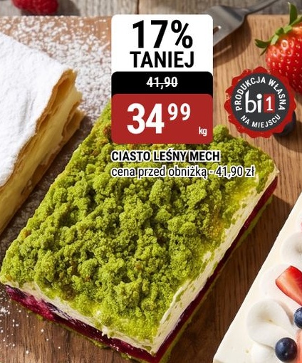 Ciasto leśny mech w ofercie sklepu bi1