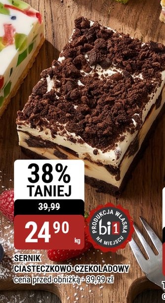 Sernik ciasteczkowo-czekoladowy w ofercie sklepu bi1