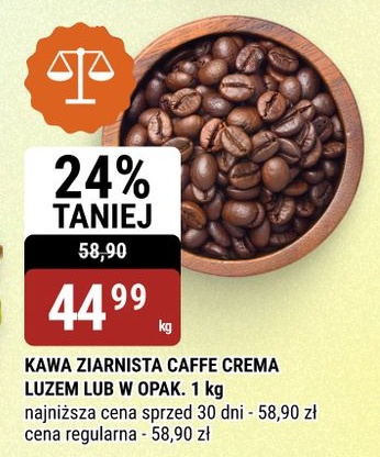 Kawa ziarnista Caffe Crema w ofercie sklepu bi1