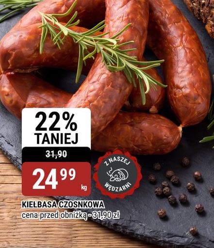 Kiełbasa czosnkowa w ofercie sklepu bi1