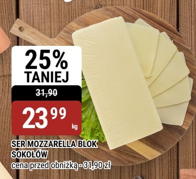 Ser Mozzarella blok w ofercie sklepu bi1