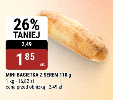 Mini bagietka z serem w ofercie sklepu bi1