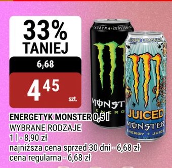 Energetyk Monster w ofercie sklepu bi1