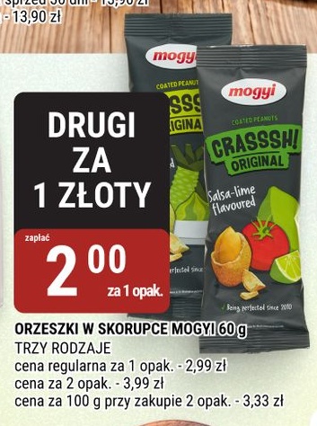 Orzeszki w skorupce MOGYI w ofercie sklepu bi1
