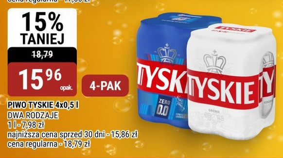 Piwo Tyskie w ofercie sklepu bi1
