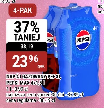 Napój gazowany Pepsi, Pepsi max w ofercie sklepu bi1