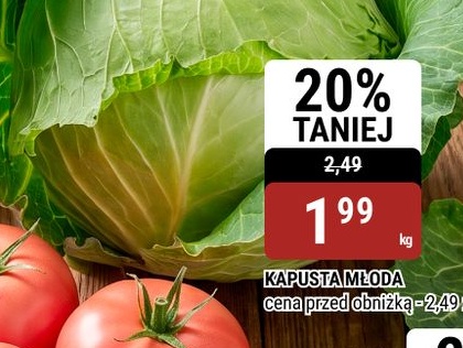 Kapusta młoda w ofercie sklepu bi1