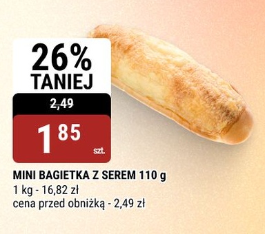 Mini bagietka z serem w ofercie sklepu bi1