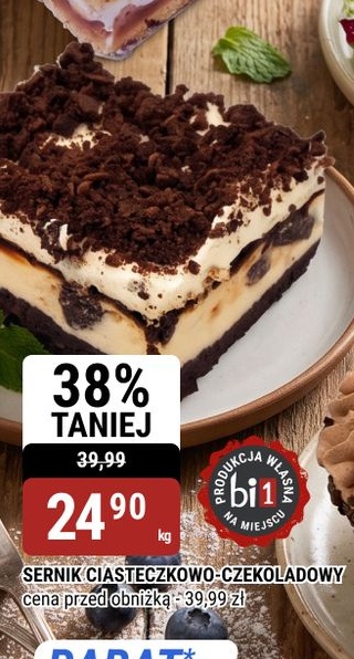 Sernik ciasteczkowo-czekoladowy w ofercie sklepu bi1