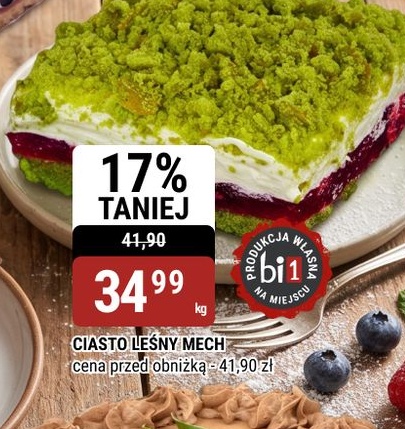 Ciasto leśny mech w ofercie sklepu bi1