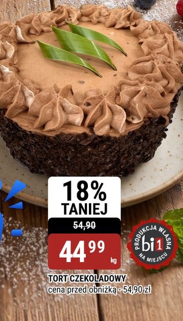 Tort czekoladowy w ofercie sklepu bi1