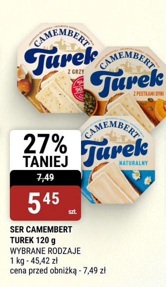 Ser Camembert Turek w ofercie sklepu bi1
