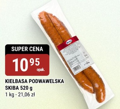 Kiełbasa Podwawelska Skiba w ofercie sklepu bi1