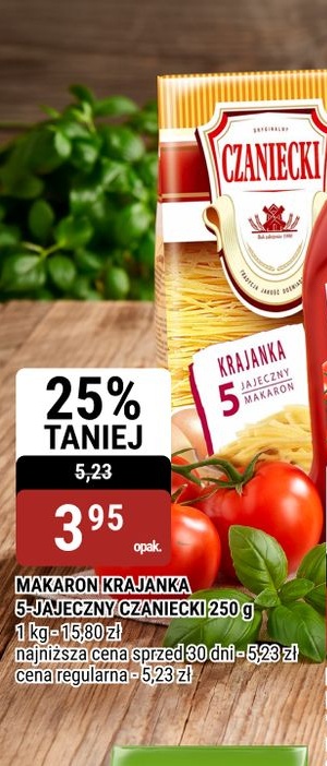 Makaron Czaniecki Krajanka 5 jajeczny w ofercie sklepu bi1