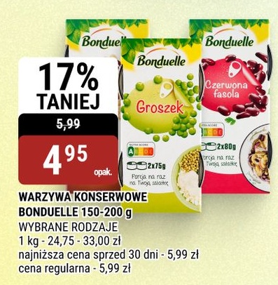 Warzywa konserwowe Bonduelle w ofercie sklepu bi1