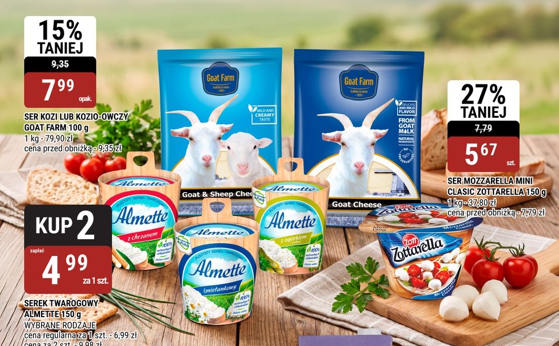 Ser kozi lub kozio-owczy Goat Farm w ofercie sklepu bi1