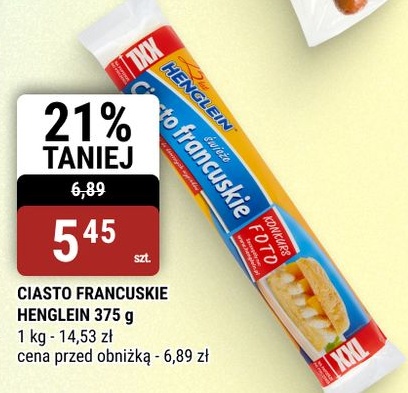 Ciasto francuskie w ofercie sklepu bi1