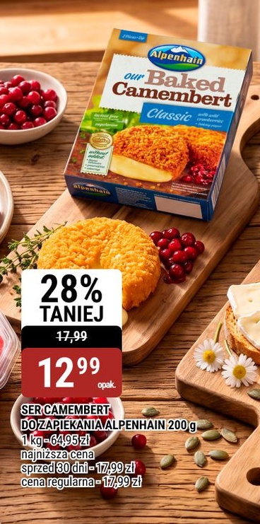 Ser Camembert do zapiekania Alpenhain w ofercie sklepu bi1