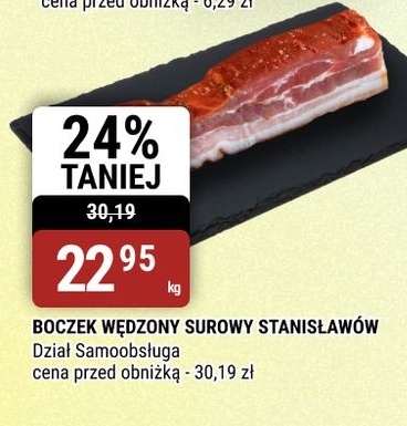 Boczek wędzony surowy Stanisławów w ofercie sklepu bi1