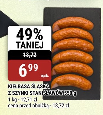 Kiełbasa śląska z szynki Stanisławów w ofercie sklepu bi1