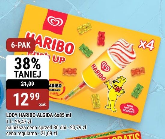 Lody Haribo Algida w ofercie sklepu bi1