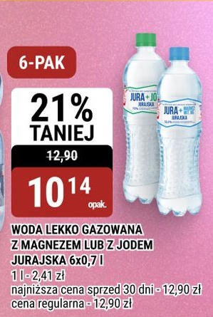 Woda lekko gazowana w ofercie sklepu bi1