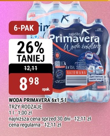 Woda Primavera w ofercie sklepu bi1