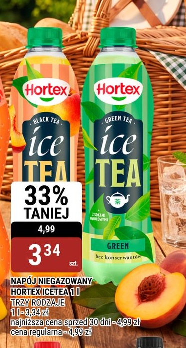 Napój niegazowany Hortex Ice Tea w ofercie sklepu bi1