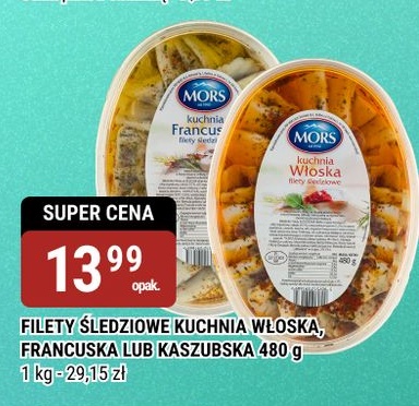 Filety śledziowe Kuchnia włoska w ofercie sklepu bi1