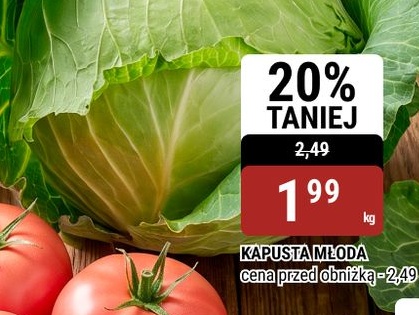 Kapusta młoda w ofercie sklepu bi1