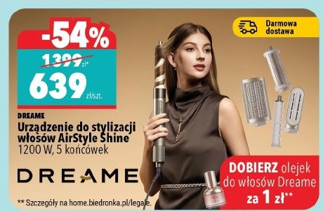 Urządzenie do stylizacji włosów AirStyle Shine w ofercie sklepu Biedronka
