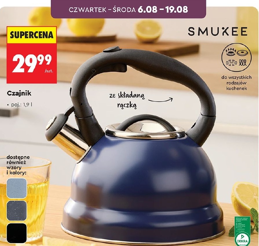 Czajnik w ofercie sklepu Biedronka