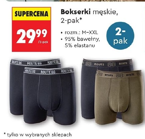 bokserki męskie w ofercie sklepu Biedronka