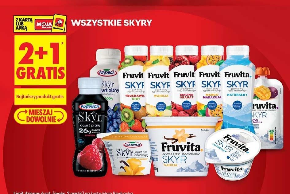 skyr w ofercie sklepu Biedronka
