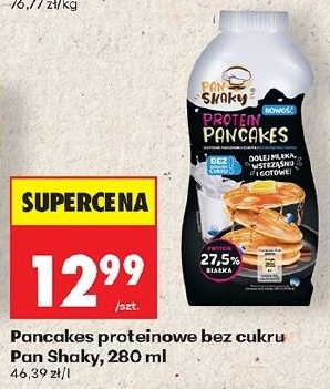 Pancakes proteinowe bez cukru Pan Shaky w ofercie sklepu Biedronka