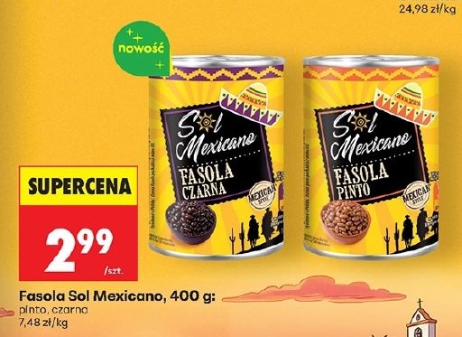 Fasola Sol Mexicano w ofercie sklepu Biedronka