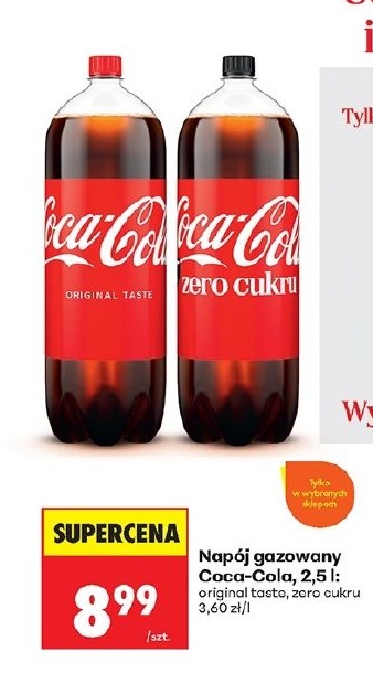 Napój gazowany Coca-Cola w ofercie sklepu Biedronka