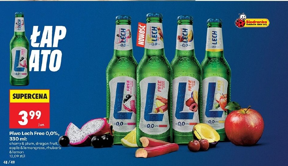 Lech Free 0,0% w ofercie sklepu Biedronka