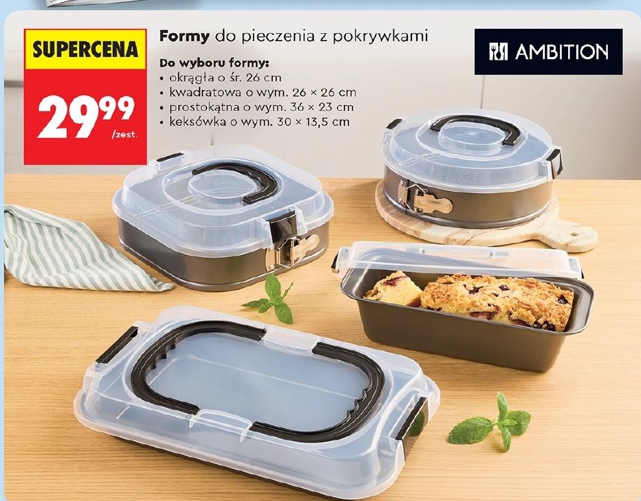 Forma do pieczenia w ofercie sklepu Biedronka