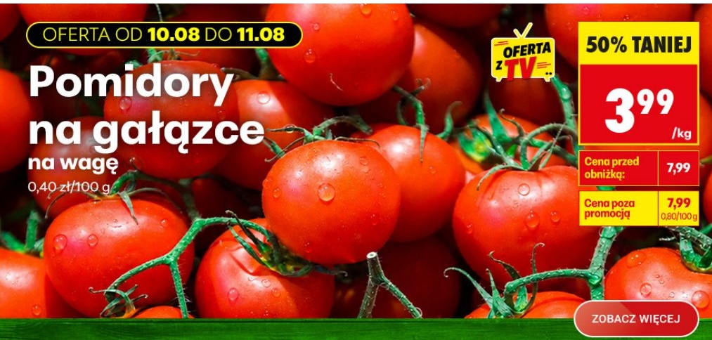 Pomidor w ofercie sklepu Biedronka