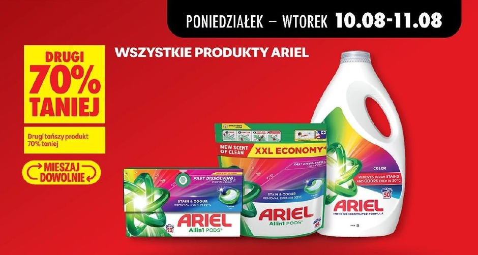 produkt Ariel w ofercie sklepu Biedronka