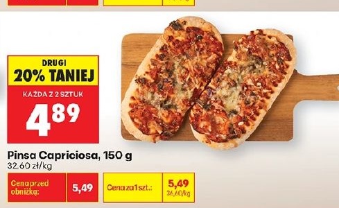 Pinsa Capriciosa w ofercie sklepu Biedronka