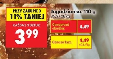 Jagodzianka w ofercie sklepu Biedronka